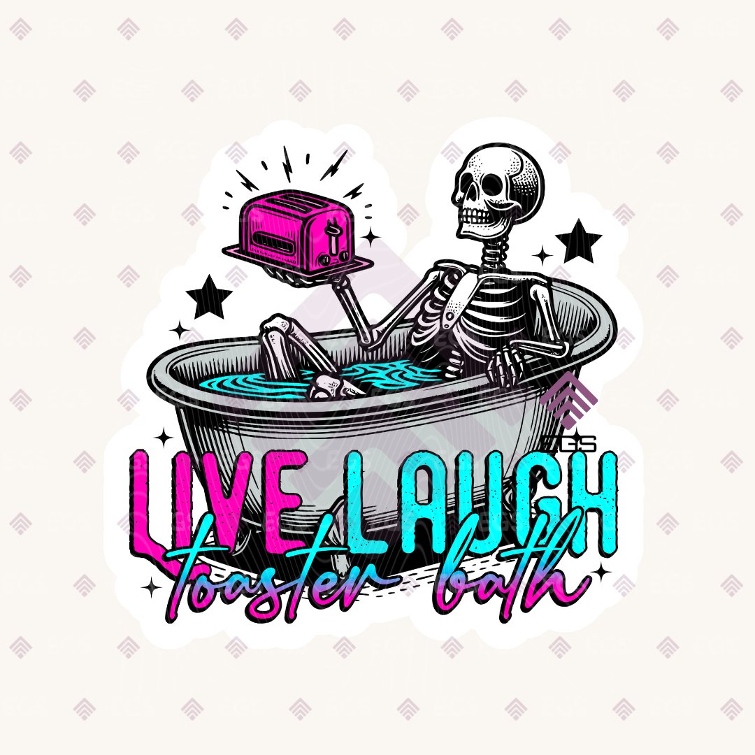 Toaster Bath Sticker