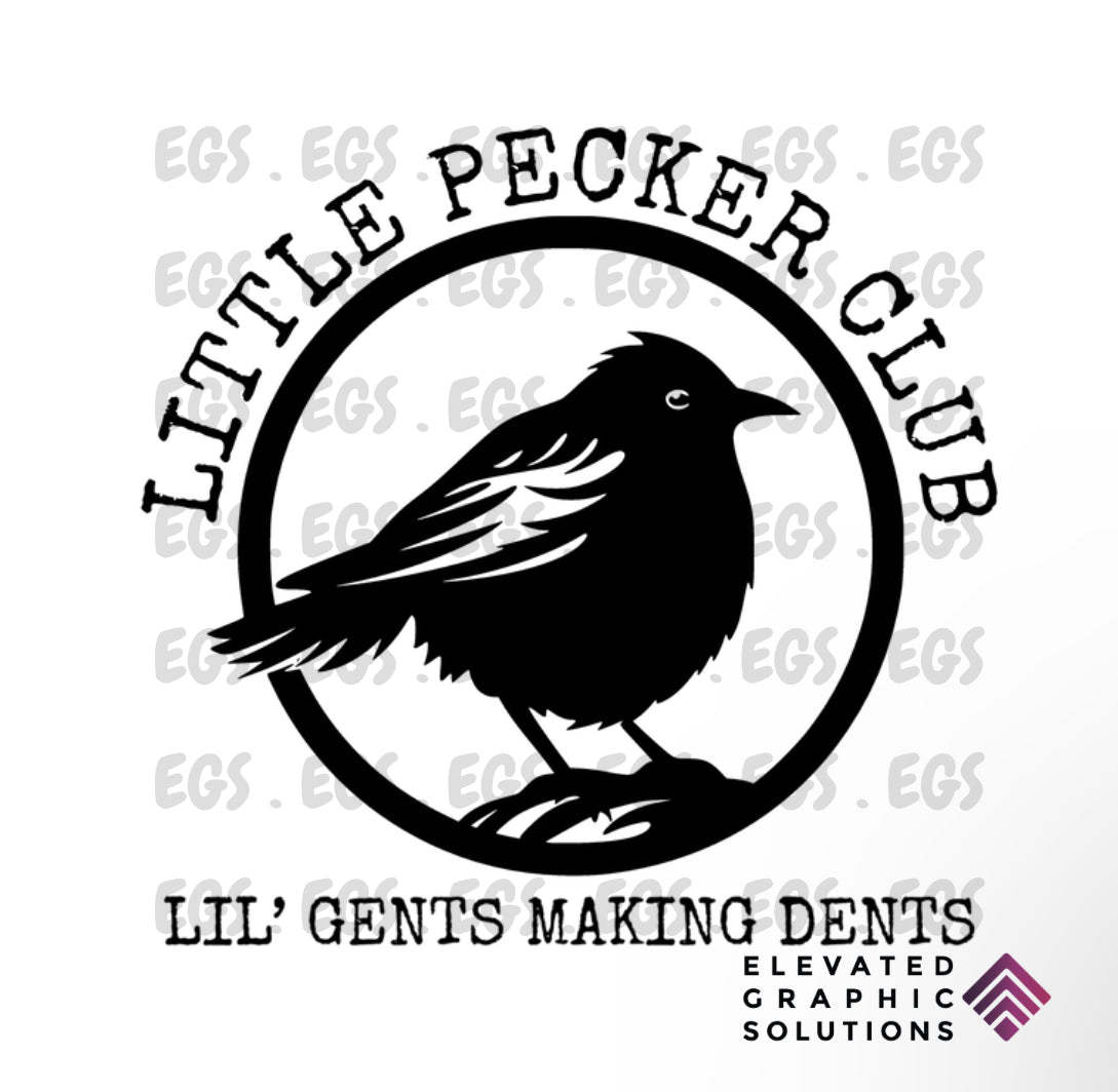 "Little Pecker Club" Sticker