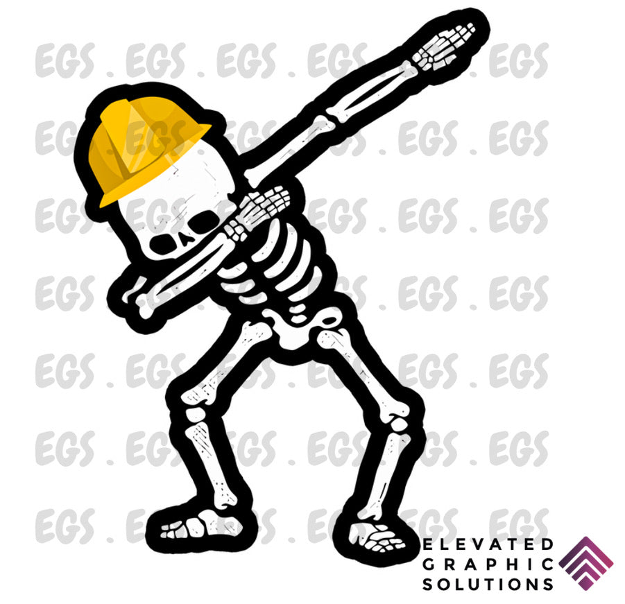"Dabbing Skeleton" Sticker