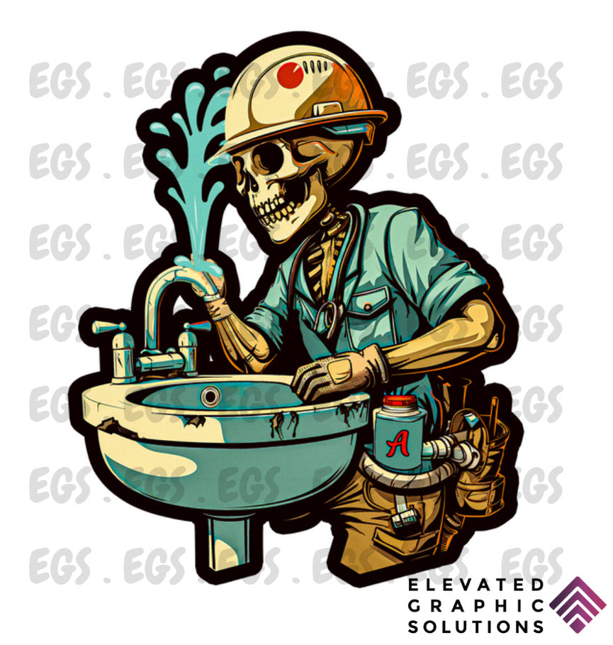 "Leaky Sink" Sticker