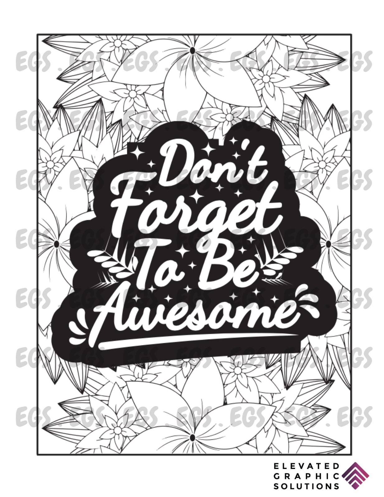"Be Awesome!"