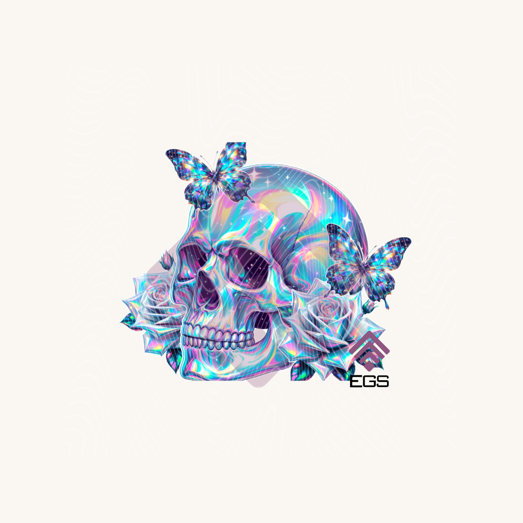 Holographic Skull Magnet