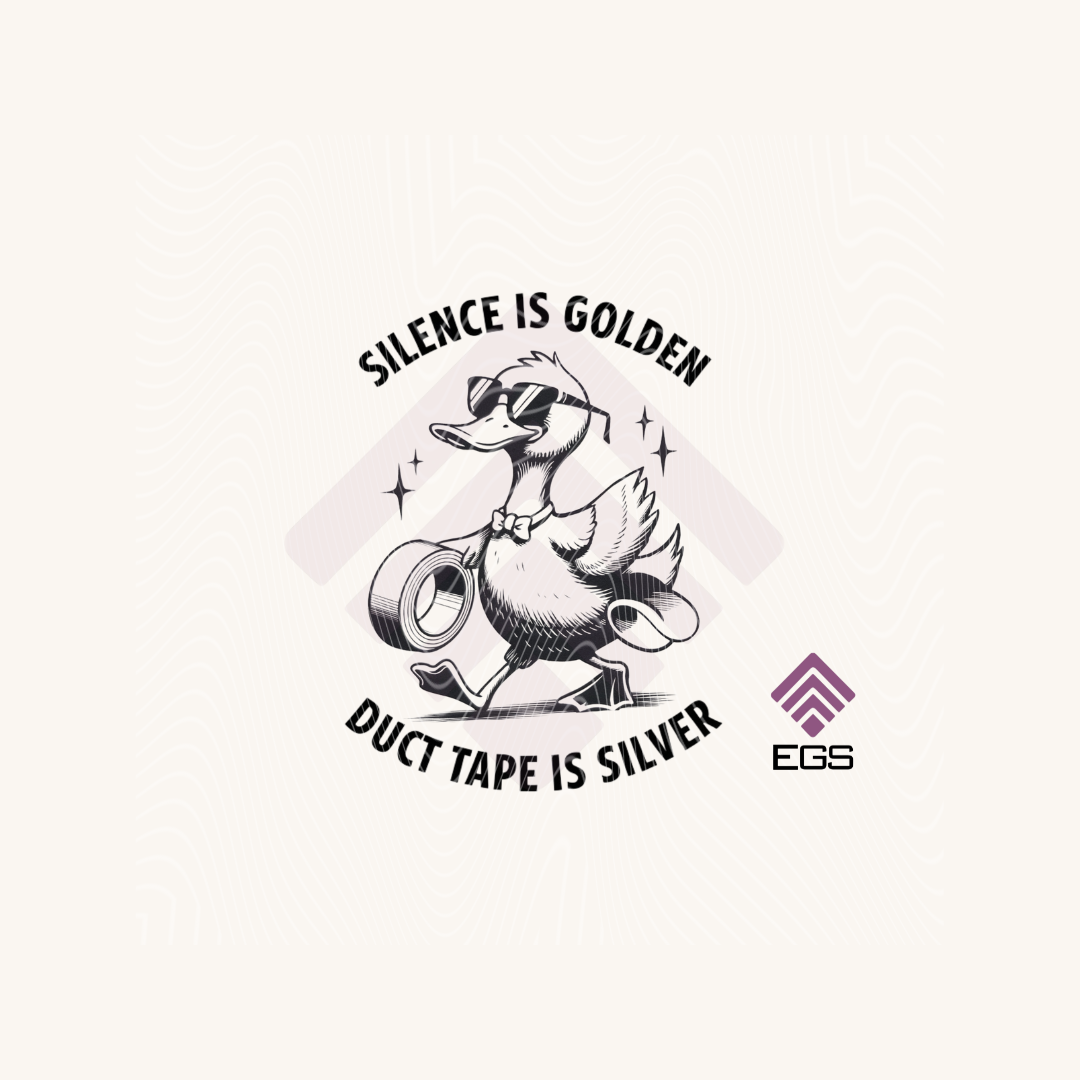 Silence Is Golden Duck Magnet