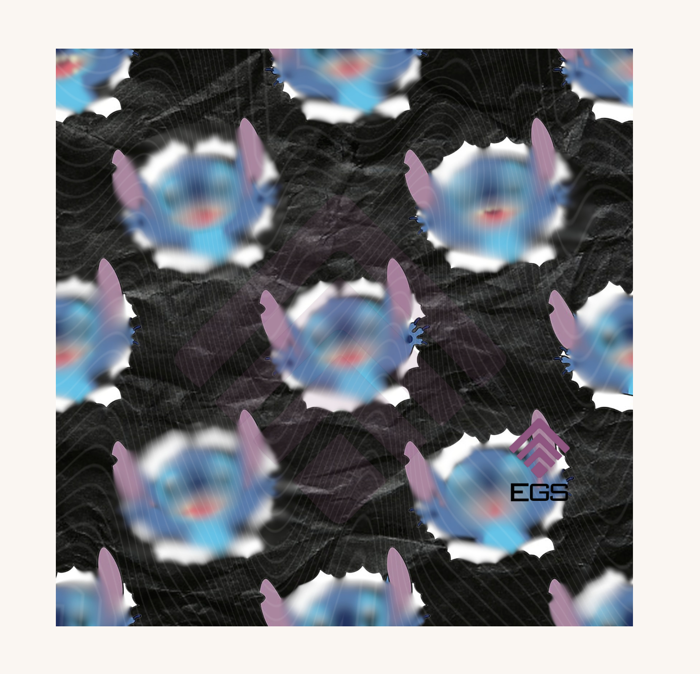 Blue Alien Ripping Paper Magnet