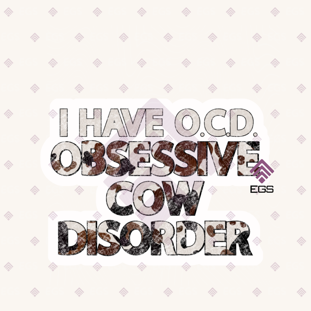 O.C.D Sticker