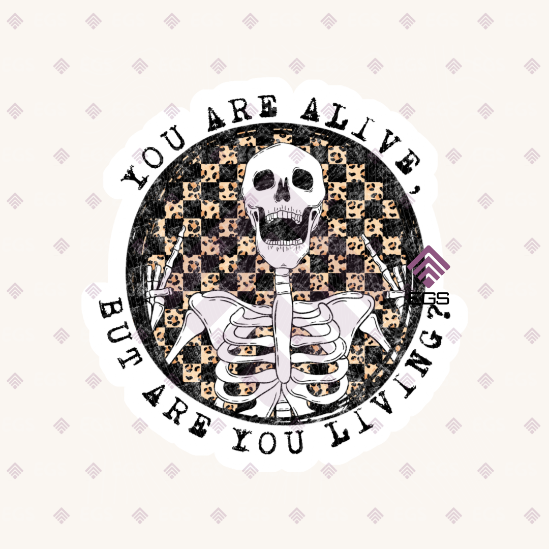 But Are You Living?! Sticker