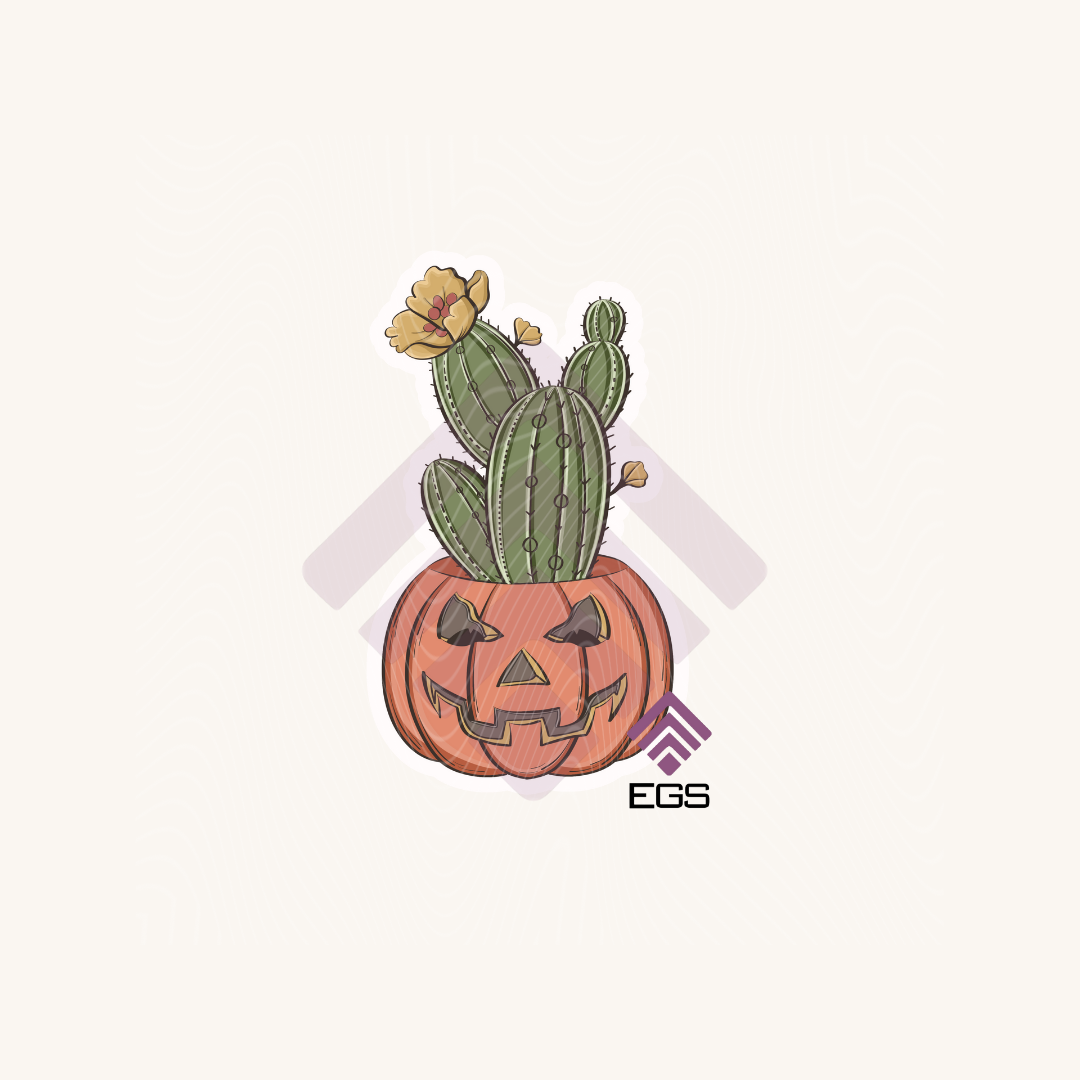 Fall On A Cactus Sticker