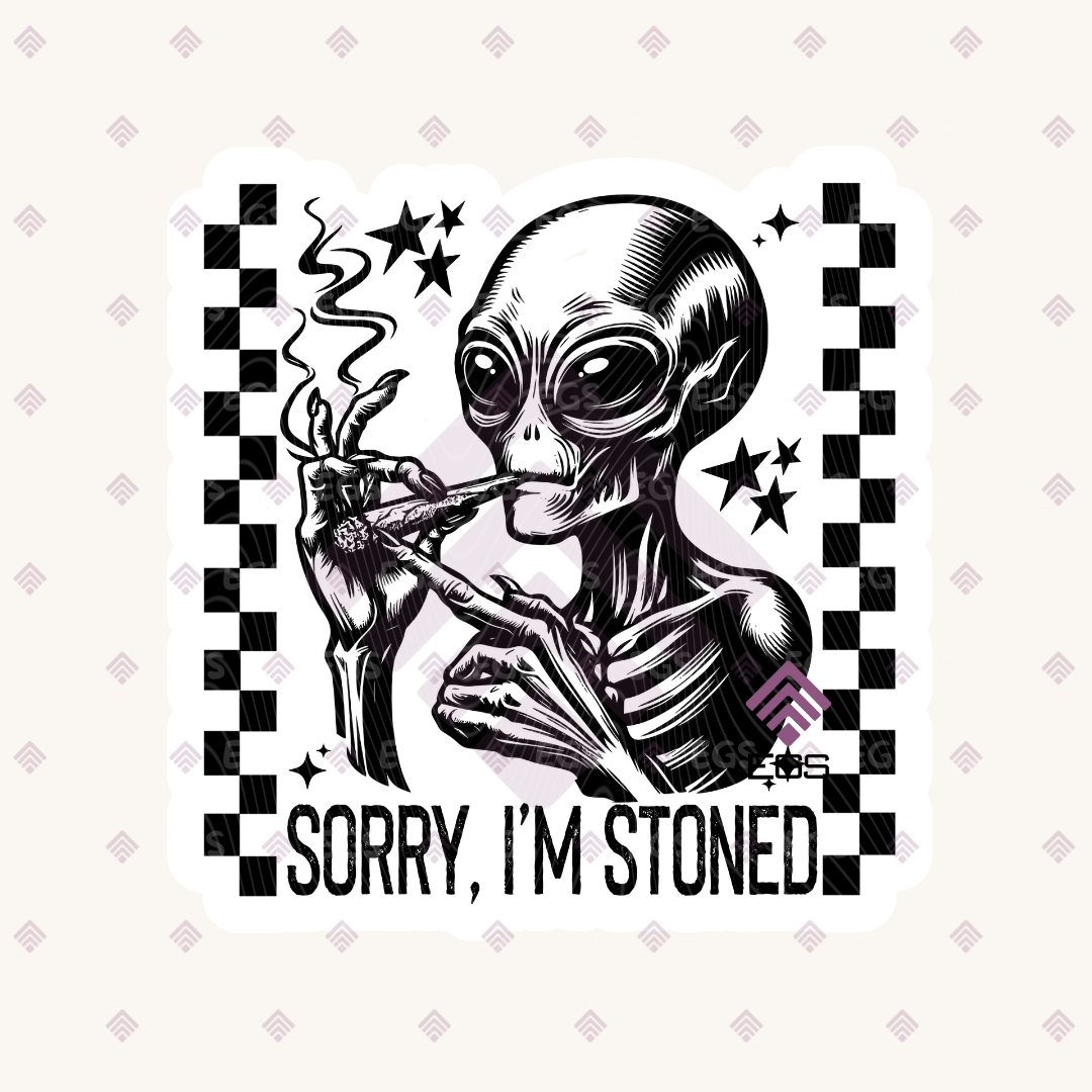 I'm Stoned Sticker
