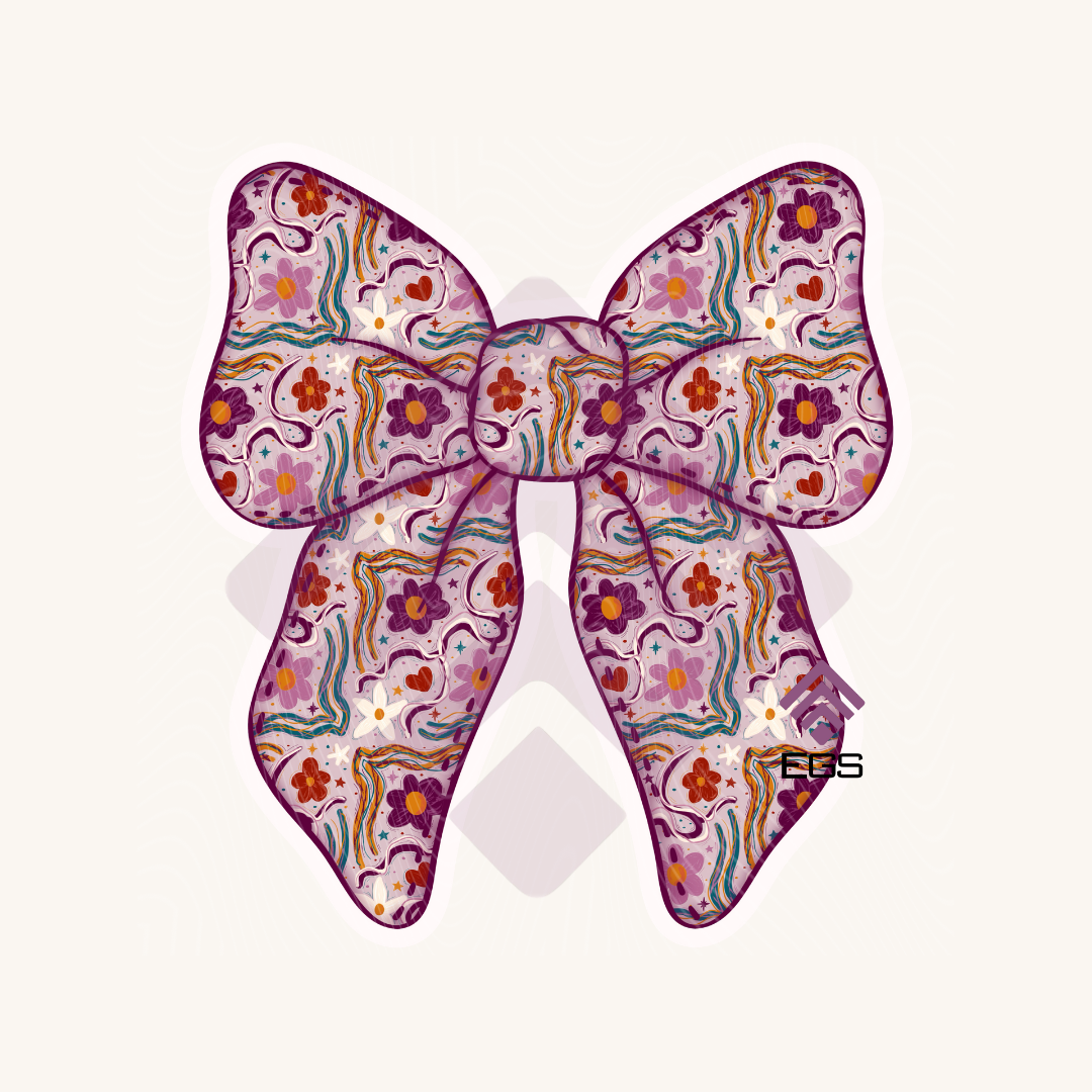 Doodle Bow Sticker