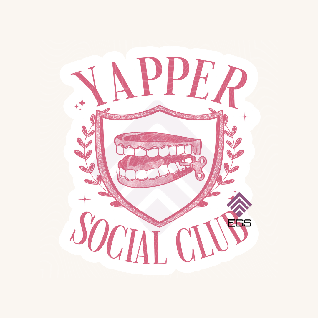 Yapper Social Club Sticker