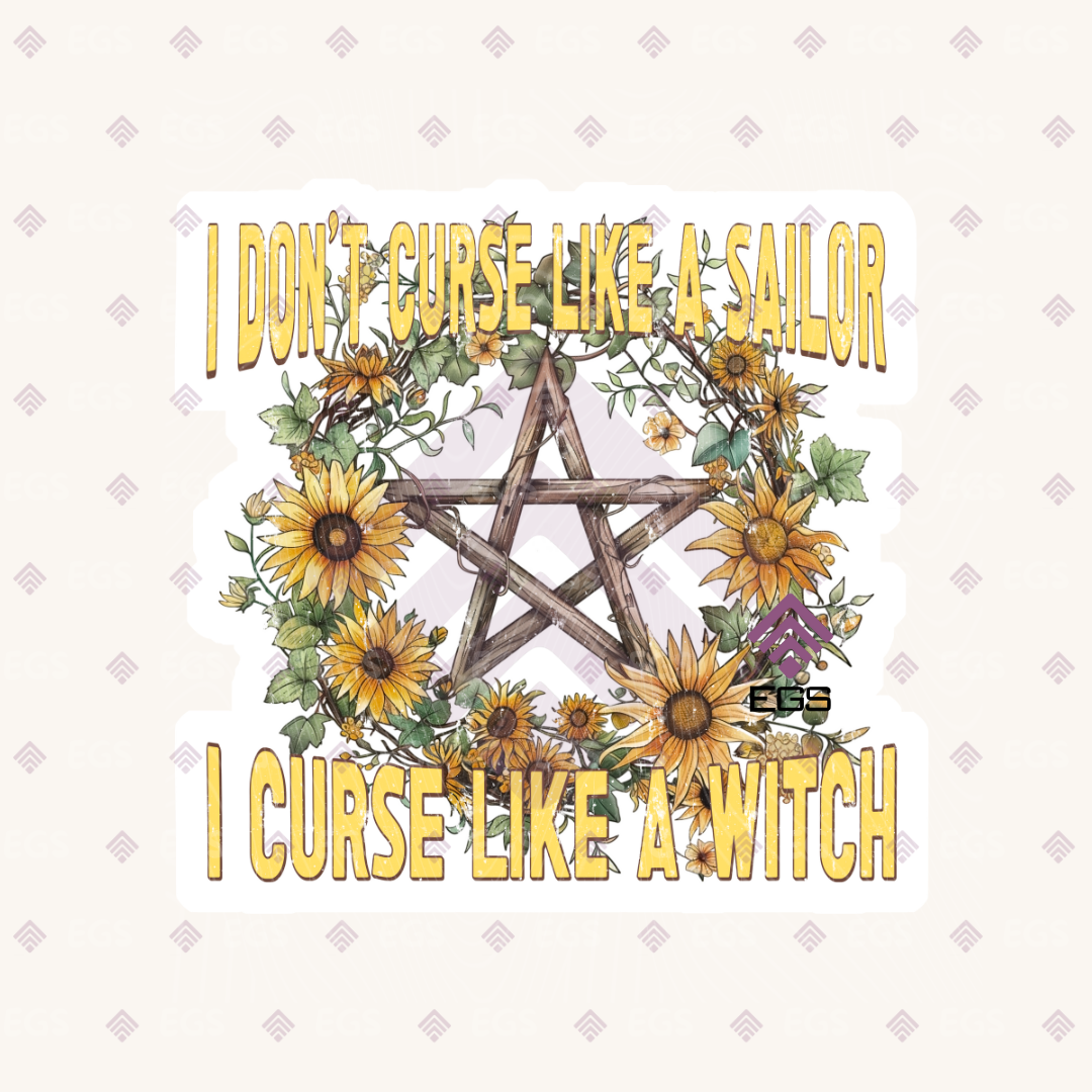 Curse Like A Witch Sticker