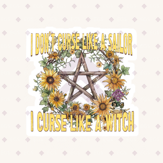 Curse Like A Witch Sticker