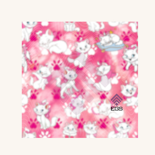 Sassy White Cat Magnet