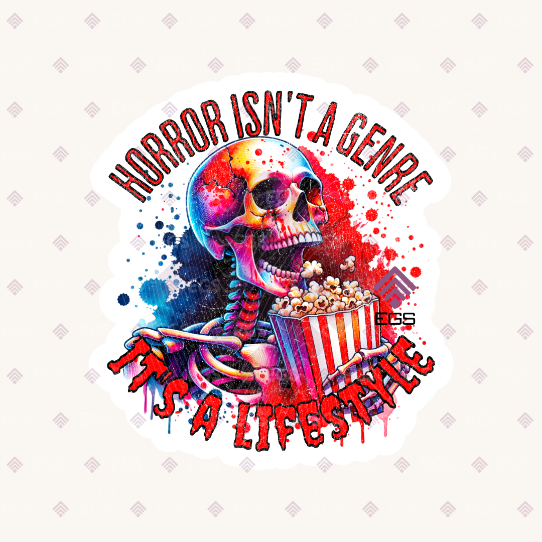 Horror is a Lifestyle Sticker