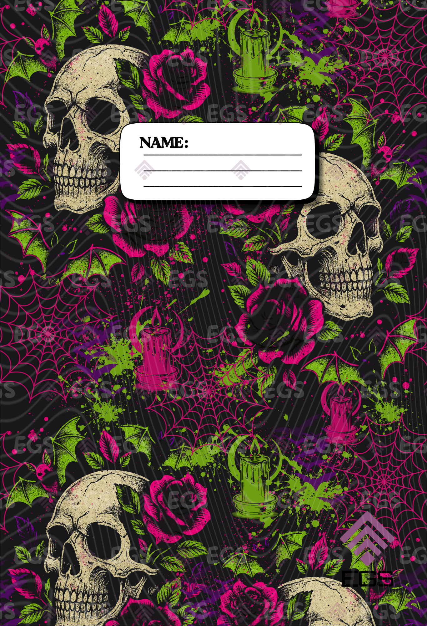 Skull Garden Notebook