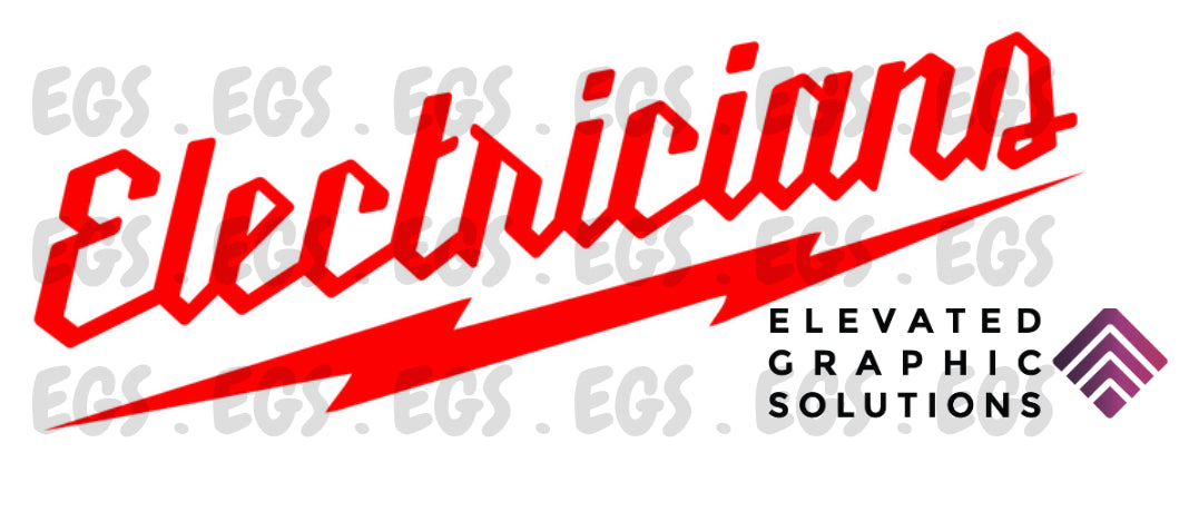 "Electricians Logo" Sticker