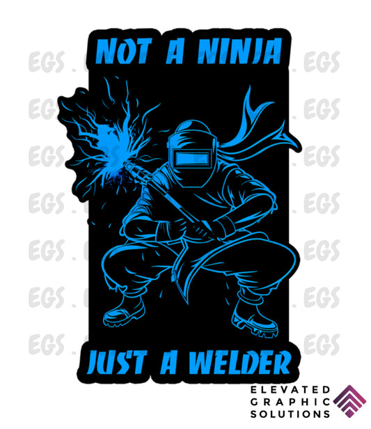 " Ninja Welder" Sticker