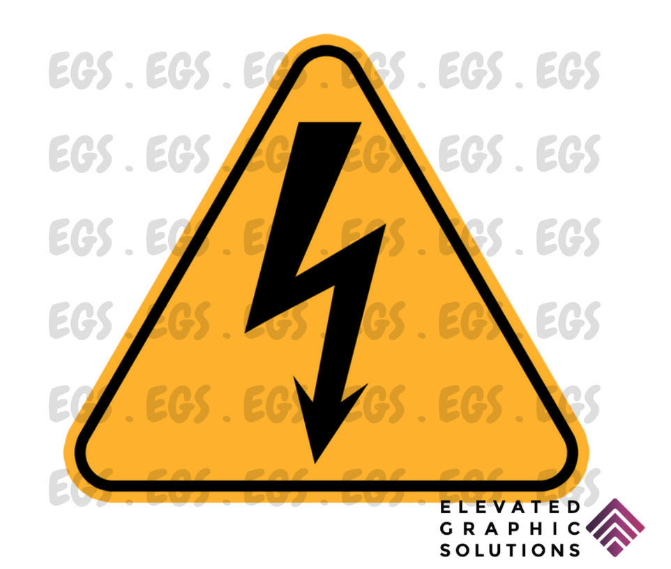 "Shock Warning" Sticker