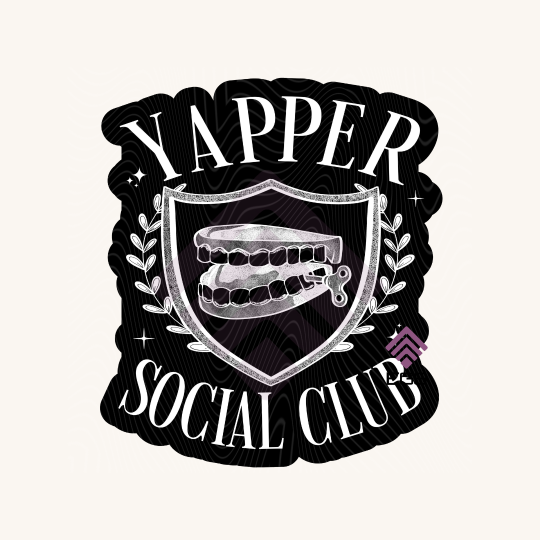 Yapper Social Club Sticker
