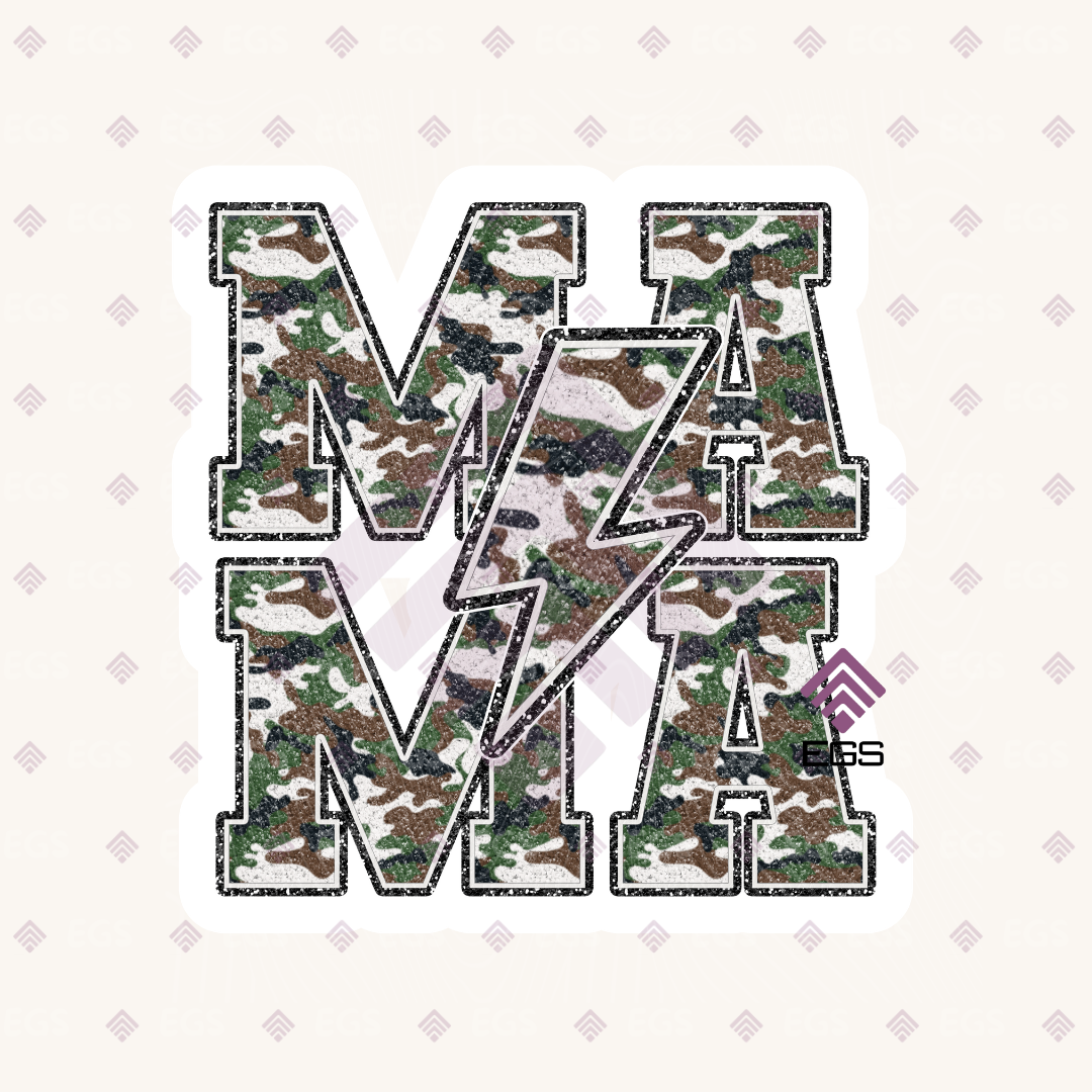 Camo MAMA/ Mini Sticker