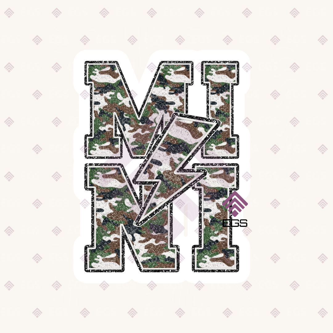 Camo MAMA/ Mini Sticker