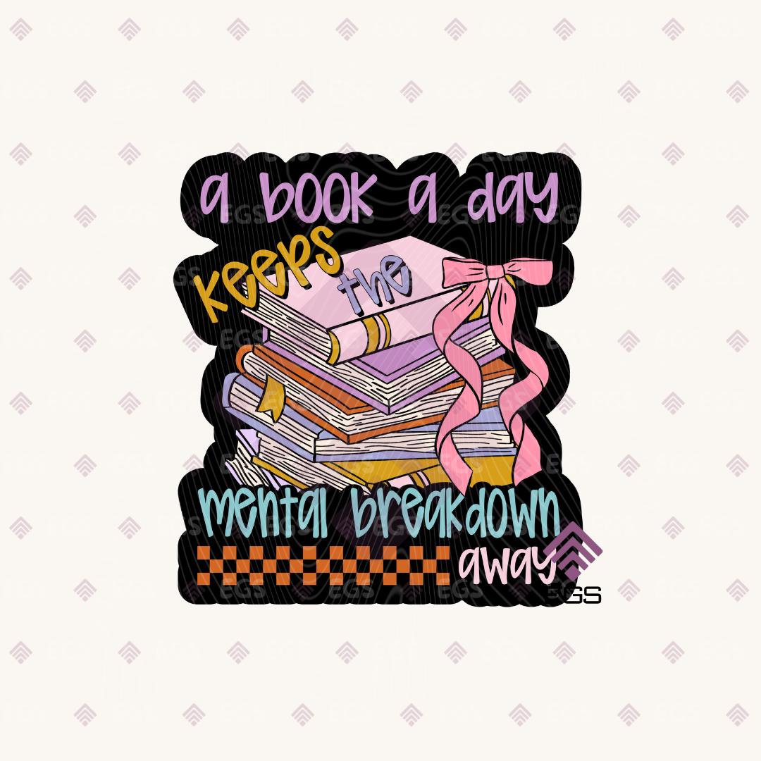 A Book A Day Sticker