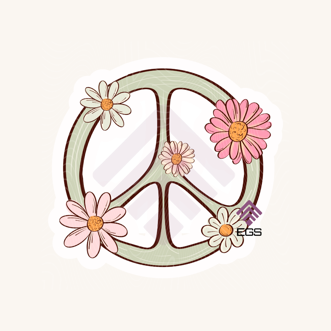 Groovy Peace Sticker