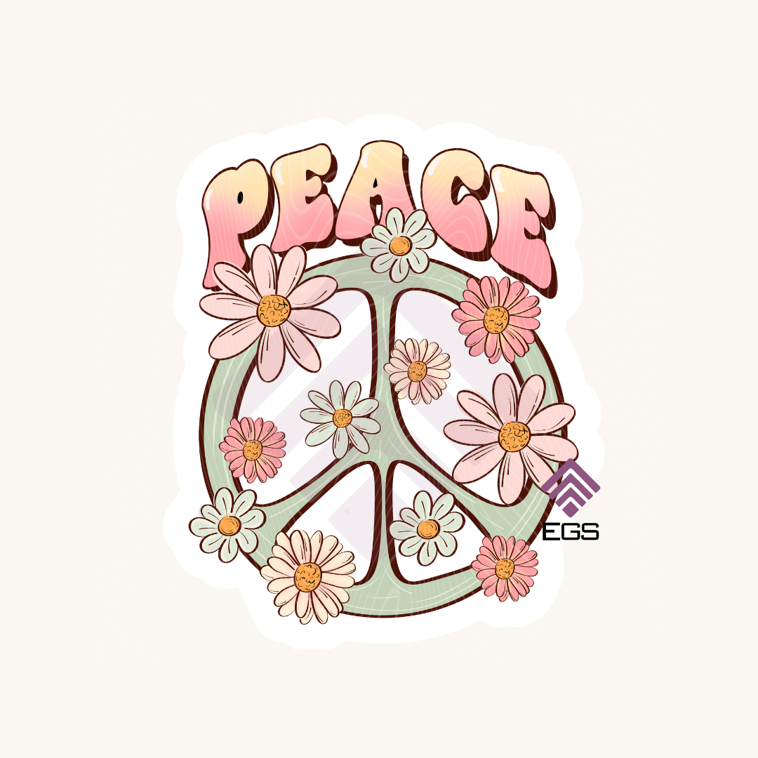 Groovy Peace Sticker