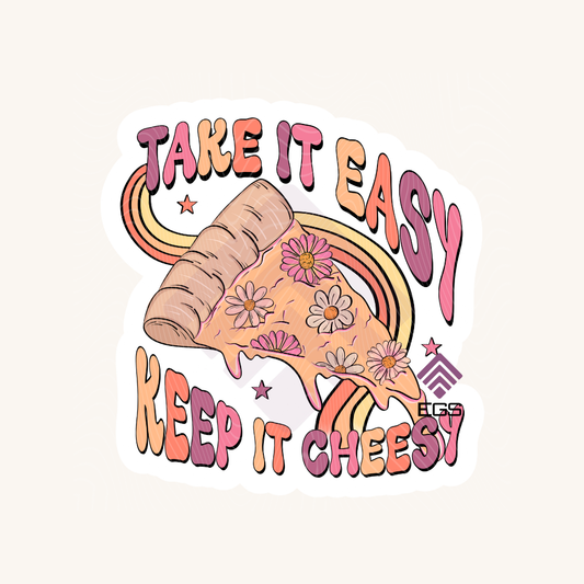 Keep It Cheesy Sticker
