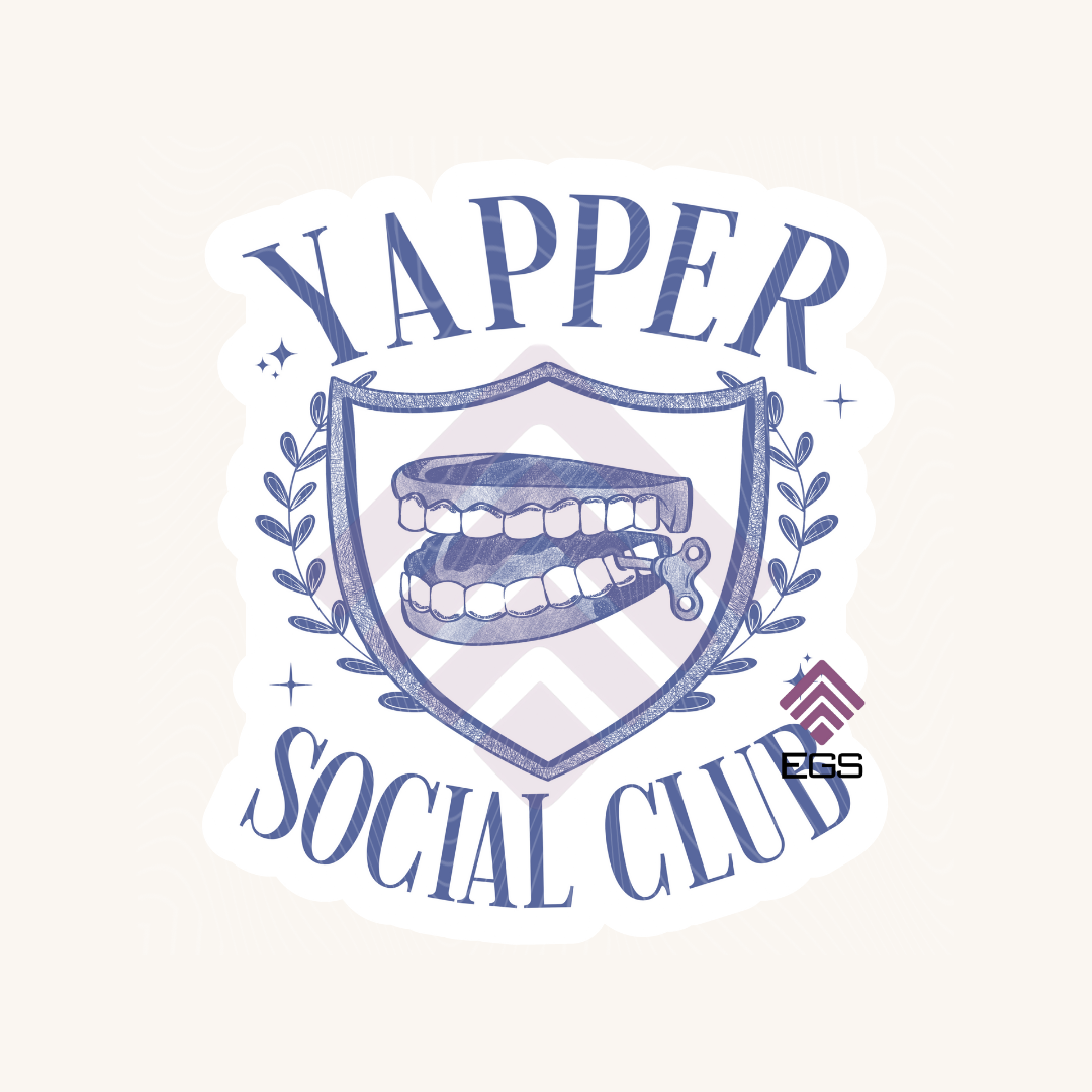 Yapper Social Club Sticker