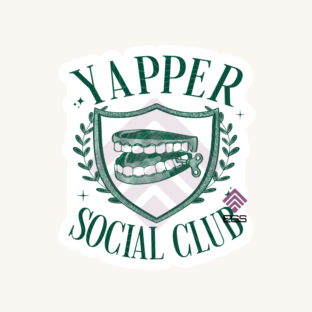 Yapper Social Club Sticker